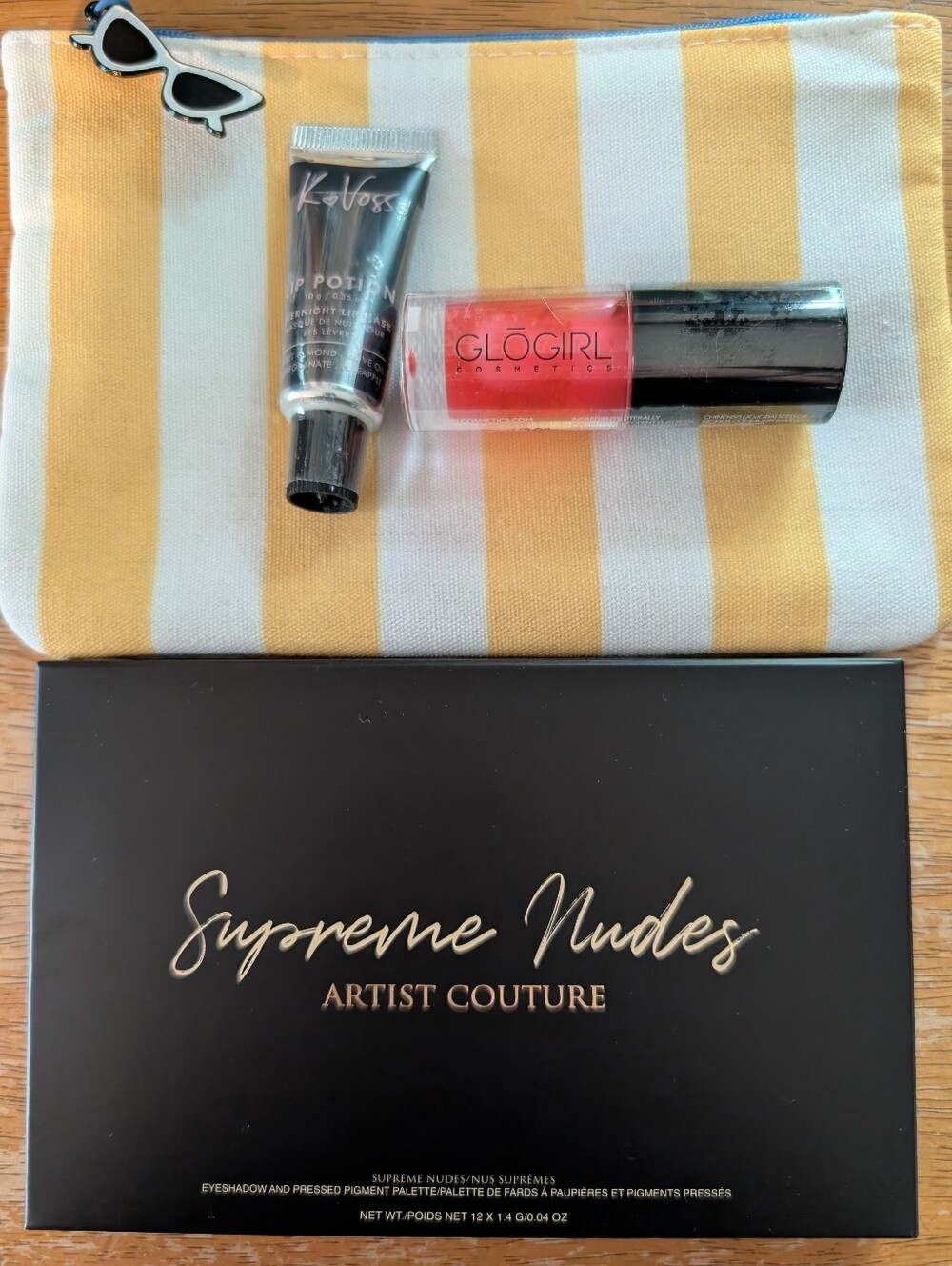 Artist Couture Supreme Nudes Pallet , Lip Potion And Plumping Lip Oil Bundle